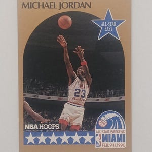 Michael Jordan 1990/1991 NBA HOOPS #5