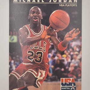 Michael Jordan 1992 USA Basketball card #42 Skybox