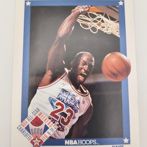 Michael Jordan 1991 NBA Hoops Card #253