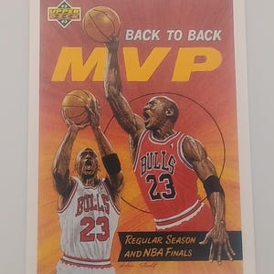 Michael Jordan 1992/1993 Upper Deck  Card # 67 MVP