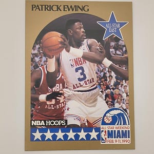 Patrick Ewing 1990 NBA HOOPS Card #4
