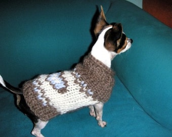 Aqua y gris perro Perro PUENTE HOODIE ropa del perro-Perro Suéter-RichPaw
