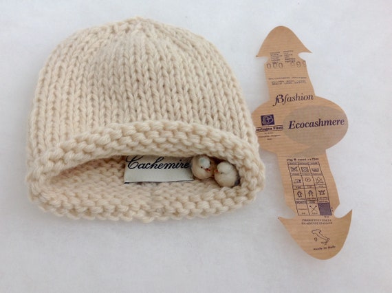 cashmere newborn hat
