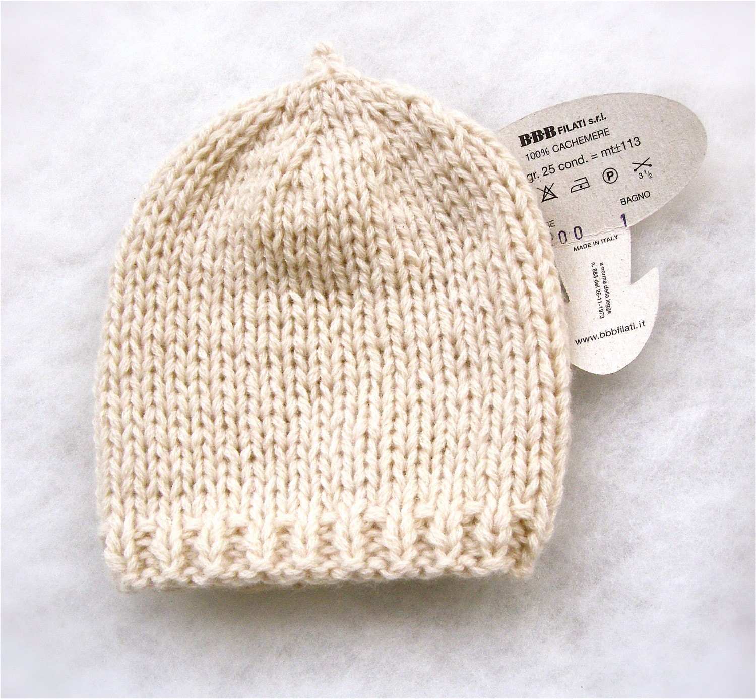 Cashmere baby hat Cashmere 100 newborn hat made in Italy Knit Etsy