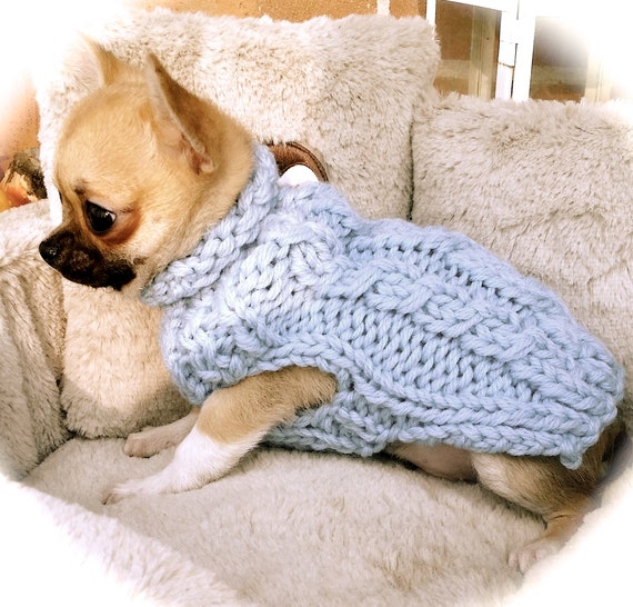 Abrigo Chihuahua Suéter Cachorro Ropa de perro Etsy España