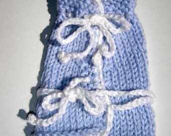 Knit chihuahua sweater light blue, chihuahua top, Puppy sweater, Chihuahua jumper, Pet Fashion, Gift for pets, Warms heart small dog sweater