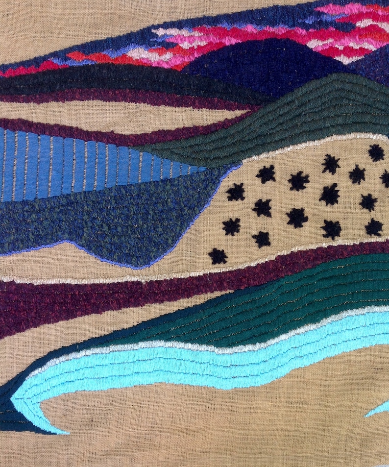 OOAK Tapestry fiber wall art Large Wall Art Hangings hand Etsy