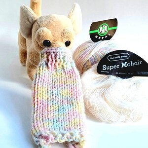 Pullover für kleine Hunde, Chihuahua Pullover mit Mohair Wolle, Geschenk für Tierliebhaber, Hunde Wintermode, Welpen Mantel