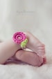 Crochet Newborn anklets Baby girl Barefoot sandal Girl baby shoes Photo Prop Flower Baptism girl shoes Flower Mommy and me Bracelets Anklets 