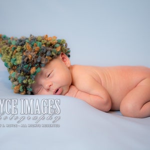 Elf newborn hat Photography props, Handmade newborn baby hat, Knitting crochet kids hat, elegant baby elf hat Photo prop, gift for new baby image 2