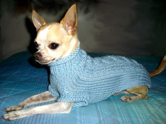 Abrigo chihuahua de punto suéter jersey de perro Etsy España