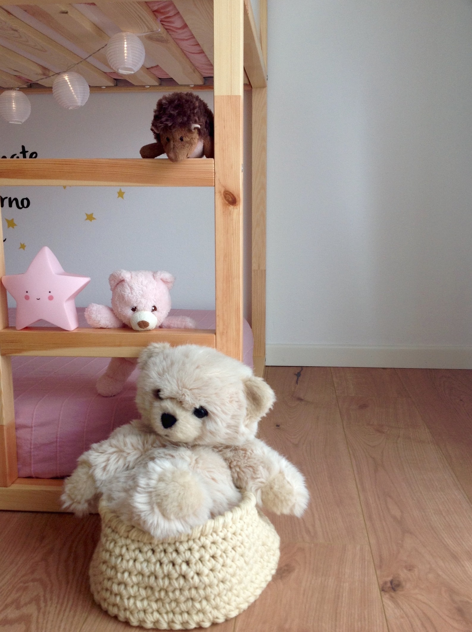 Wool Baby Basket Crochet Baby Shower Gift Baby Room Basket Etsy