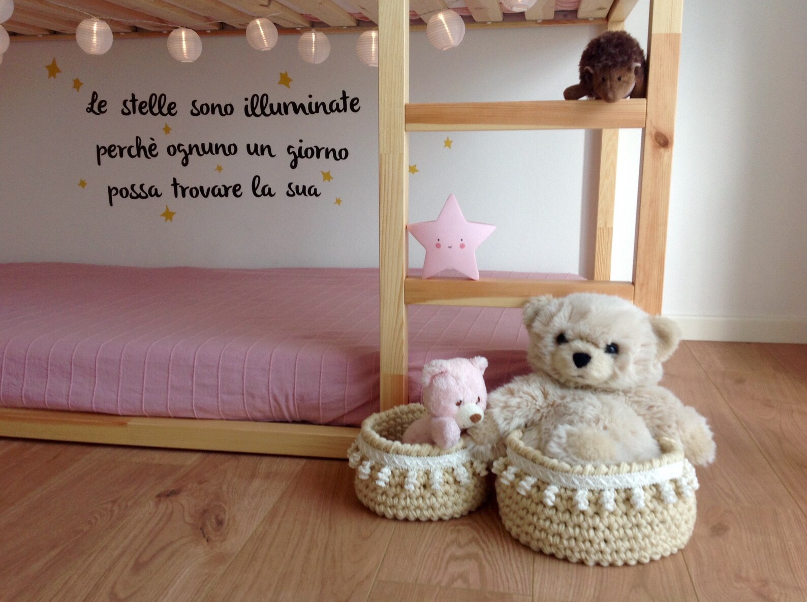 Two Baby Baskets Crochet Baby Baskets for Baby Room Etsy