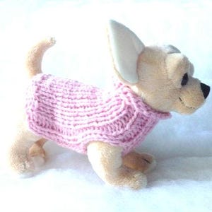 Eco Cachemire Chihuahua sweater, Chihuahua coat, Small dog Eco friendly sweater, Luxury cashmere dog jumper, Knit Dog Jumper, Gift for pets