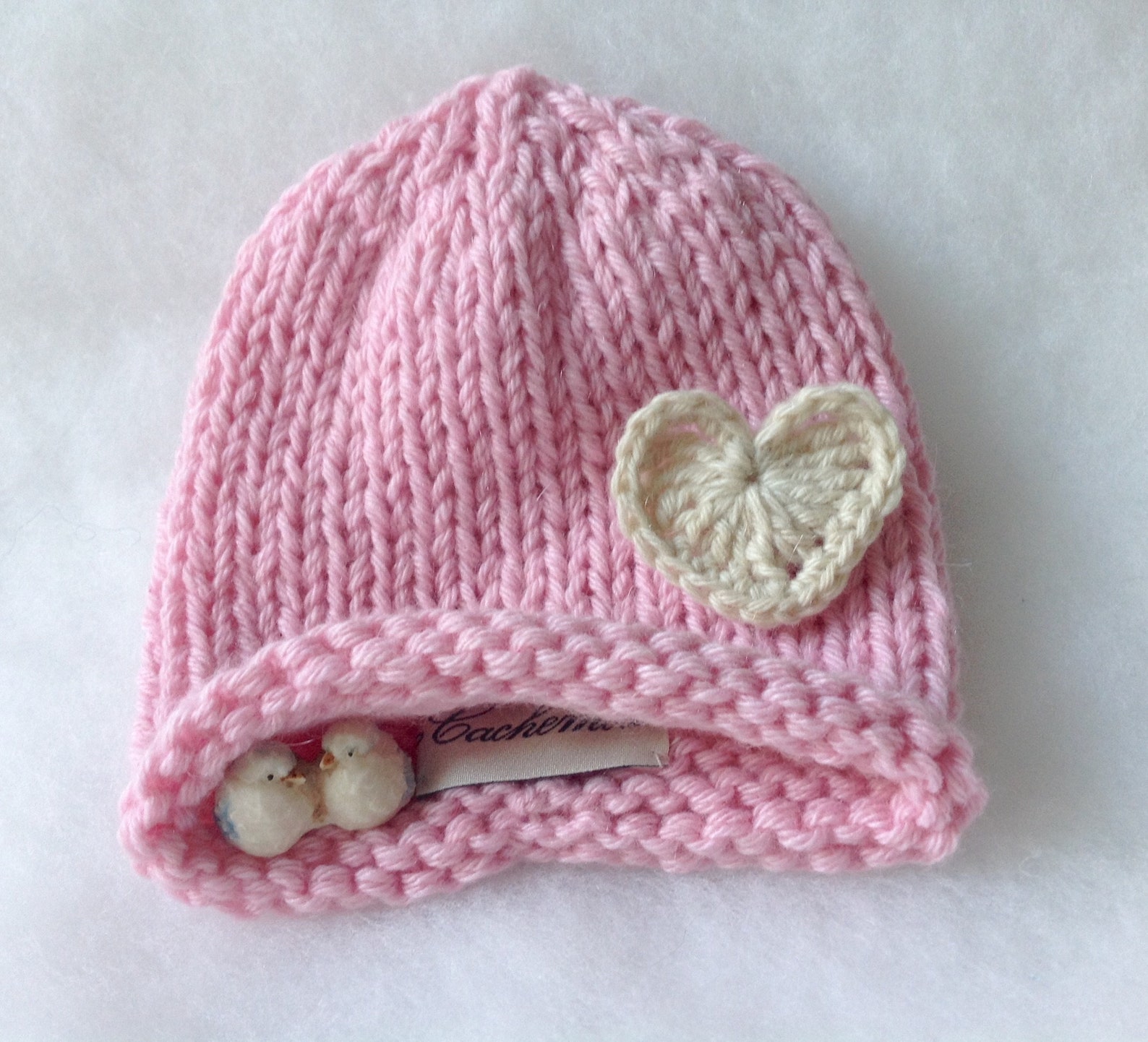 Baby Hat in Eco Cashmere Newborn Hat Eco Cashmere Knit Etsy