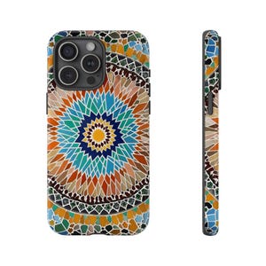Geometric Boho iPhone Case Tough Case, Aztec Phone Cover, Tribal Pattern Protective Case, Bohemian iPhone Accessories, Southwest Phone Case