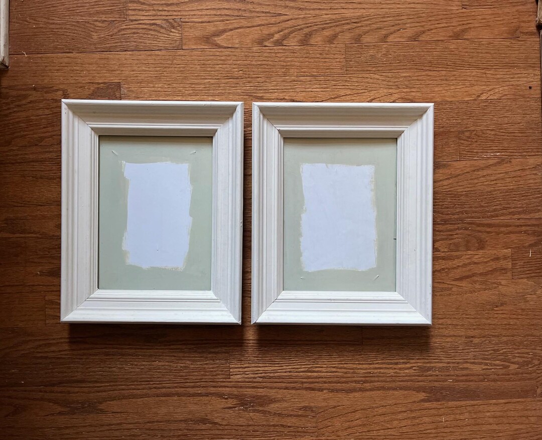 Pair of Vintage Wooden Picture Frames • 16x13 Deep Profile Wall Frames ...