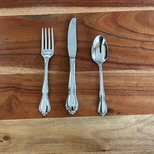 Oneida Chateau Youth Flatware Set • 3‑Piece Vintage Stainless • Mid-Century Child’s Silverware Set
