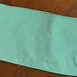Vintage (1970s) Girl Scouts Junior Badge Sash • Original Trefoil Tag • Blank Uniform Sash image 5
