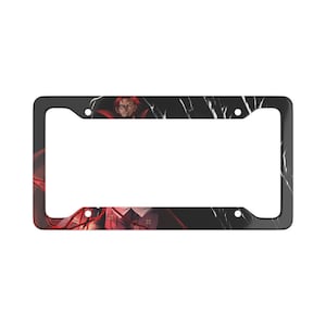Moldura de placa de anime: Shanks One Piece Acessório para carro