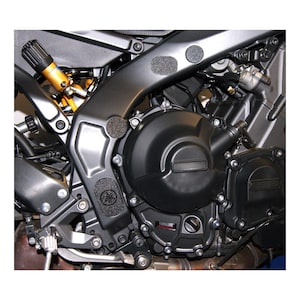 Set of 8 Complete Frame Cover Caps for Yamaha MT-09 Tracer MT09 2021 2024 Right Left