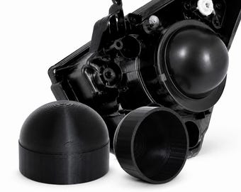 Set 2 Tappi Faro XL 70mm per Fortwo 451 - Copertura Maggiorata LED Xenon