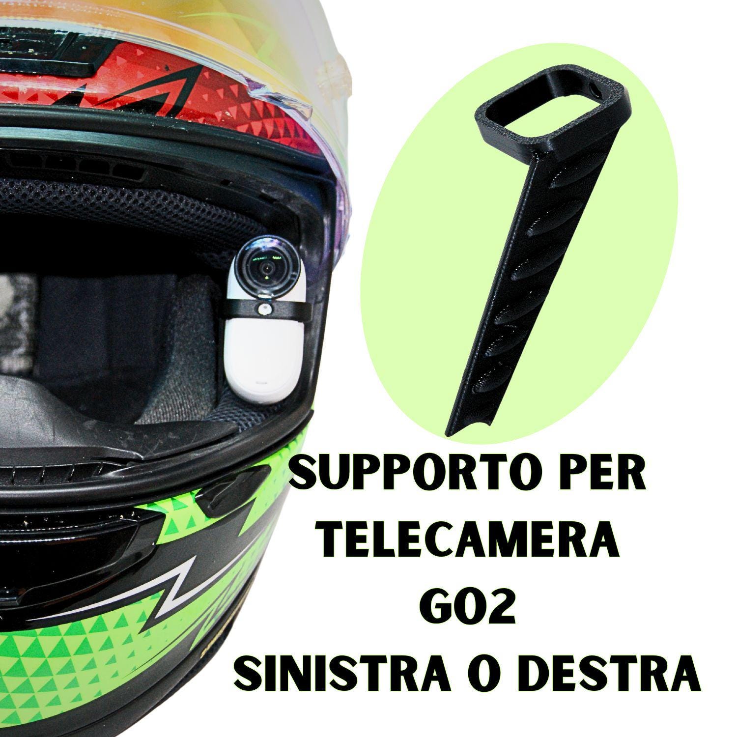Supporto Insta360 Insta360 Go2 Casco Interno Modulare Integrale Moto SX o DX