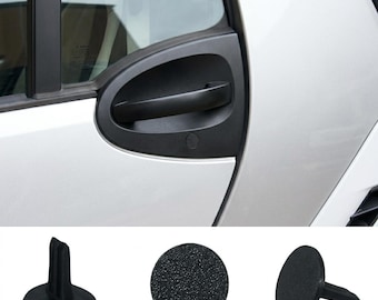 2x Tappo Copri Foro Chiave Smart 451 Nero - Copertura Serratura Portiera Esterna Smart Fortwo 451 - Stampa 3D Pack da 2 Pezzi