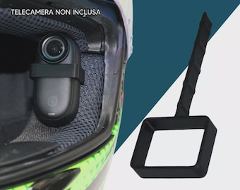 Supporto Compatibile Interno Dentro il Casco per Moto Insta Go2 Go3 Go3S Modulare Integrale Fodera Interna Viaggi Pista Track Day Kart Auto