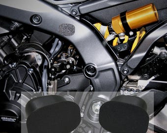 Tappi Telaio Yamaha MT-09 Tracer 2021-2024 SX DX Cover Fori Artigianali 3D Pla Estetica Pulita Moto Made in Italy