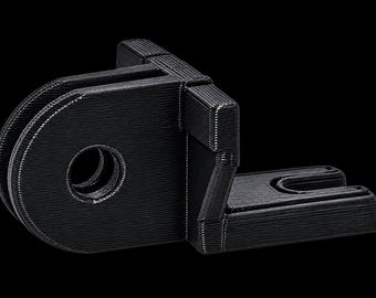 Telepass Grab and Go Motorcycle Mount Compatible with GoPro 3-Prong Adapter