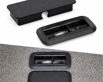 Tappo Rettangolare Copri Foro Sedile VW T5 T6 | Copertura Ancoraggio Pavimento per Camperizzazione Volkswagen Transporter Caravelle Multivan