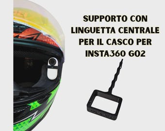 Supporto Compatibile Interno per Insta Go2 Go3 Go3s Casco Modulare/ Integrale Track Day Pista Moto Kart Fodera Dentro il Casco Turismo Blog