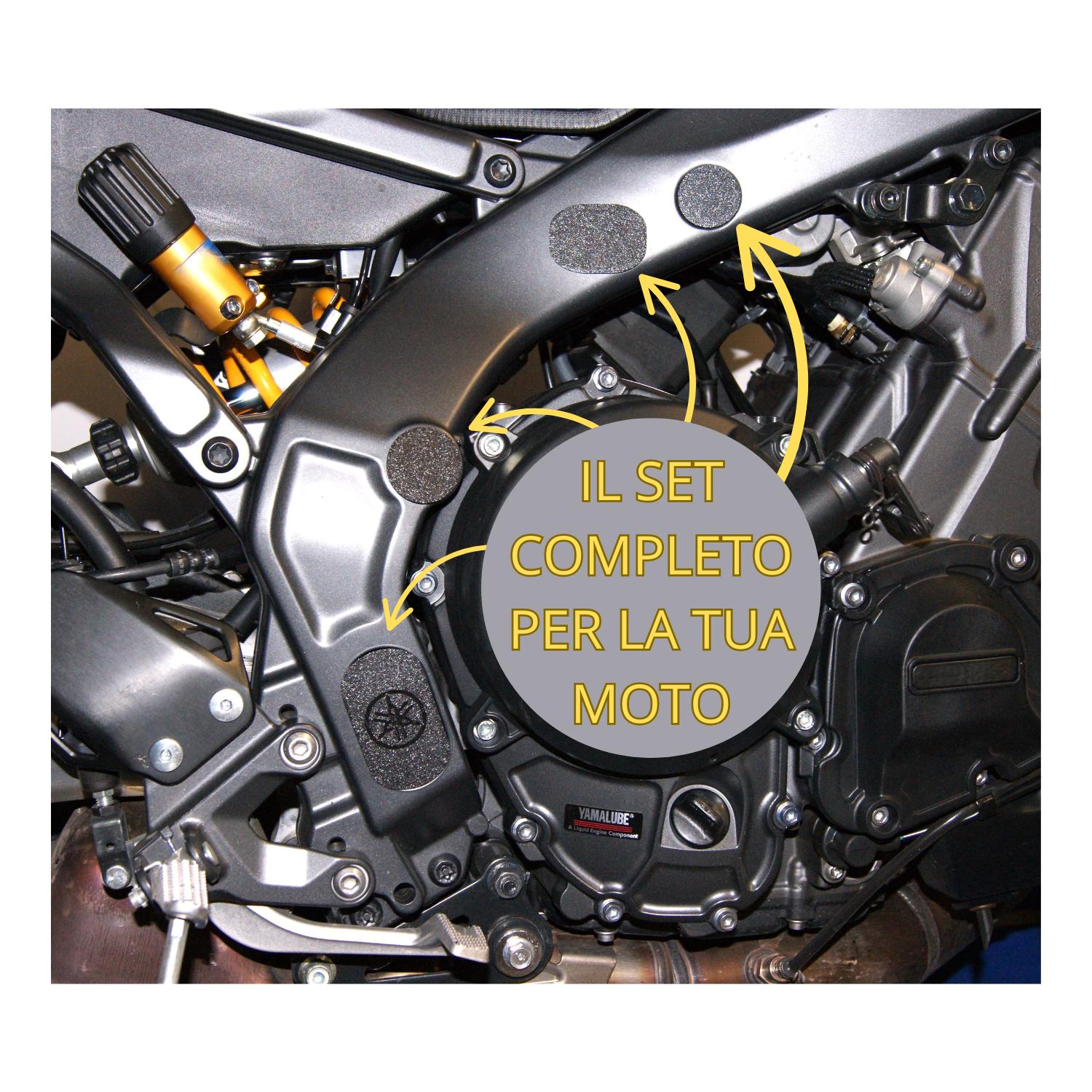 Yamaha MT-09 2021 Frame Caps - 3D Printed PLA - Made In Italy - Unbranded
