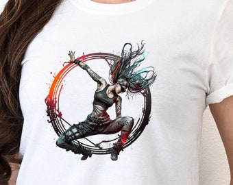 Cyberpunk Yogini T-shirt