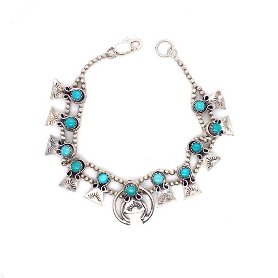 Native American Marvelous Vintage Detailed Turquoise Sterling Silver Horse Shoe Bracelet Old Native American Marvelous Vintage Detailed Turquoise Sterling Silver Horse Shoe Bracelet Old
