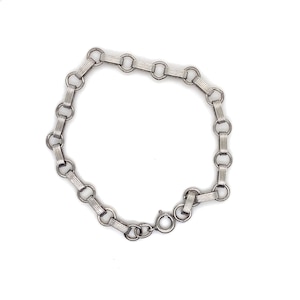 Vintage Sterling Silver Charm Bracelet for Charms