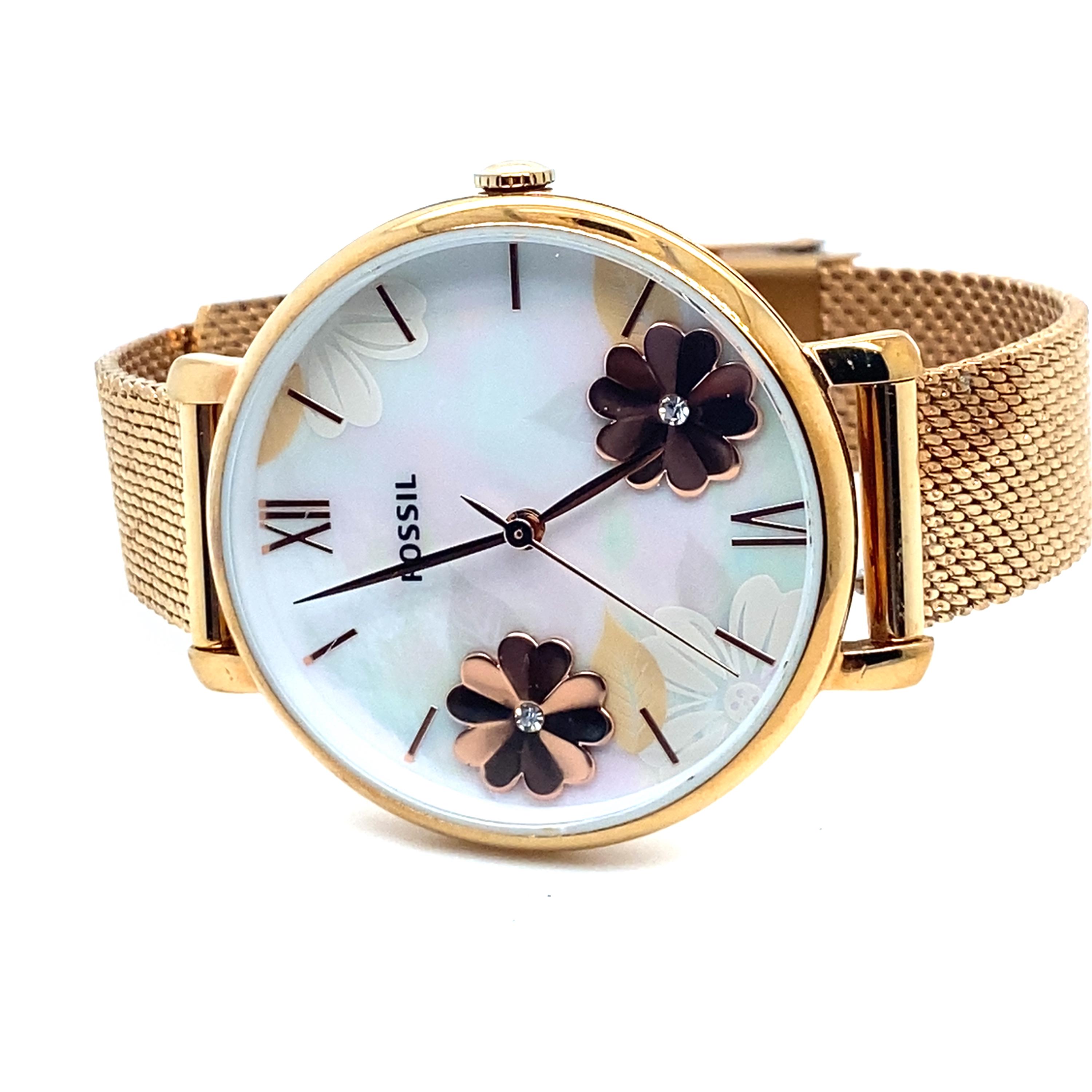 Fossil Pearl Watch