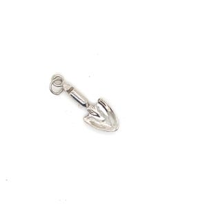 Vintage Sterling Silver Garden Shovel Charm for Bracelet or Necklace