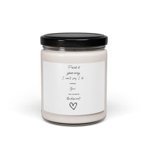 Custom Scented Soy Candle, Aromatherapy Gift, Home Decor, Relaxation Candle, Personalized Candle for Holidays
