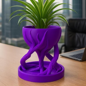 3D Printed Haunted Tree Root Planter: Gothic Halloween Decor