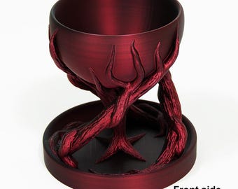 Haunted Tree Root Planter: Multi-Color 3D Printed Gothic Decor