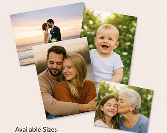 Custom Photo Print: Glossy or Matte Personalized Picture