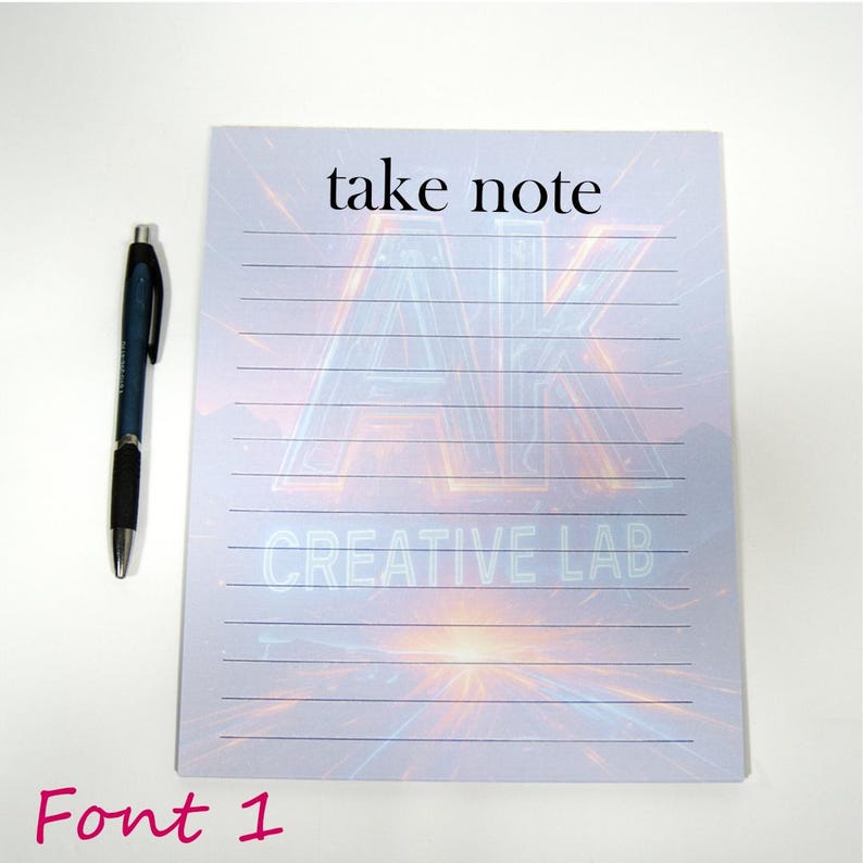 Personalized Photo Notepad: Custom Stationery, Lined or Blank - Etsy