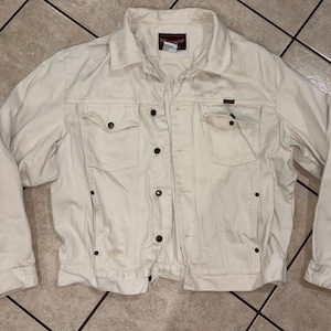 Vintage Rustler jacket white large