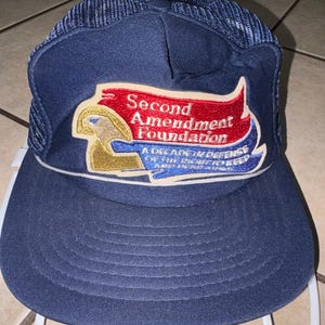 Vintage NRA andra tillägget rätten att bära vapen snapback trucker