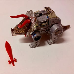 Vintage Slag Dinobot 1985 G1 Transformers Hasbro Action Figure
