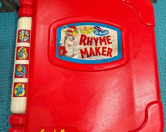 vintage Dr Suess Rhyme Maker See N Say electronic works