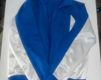 Vintage Nike windbreaker jacket blue track medium