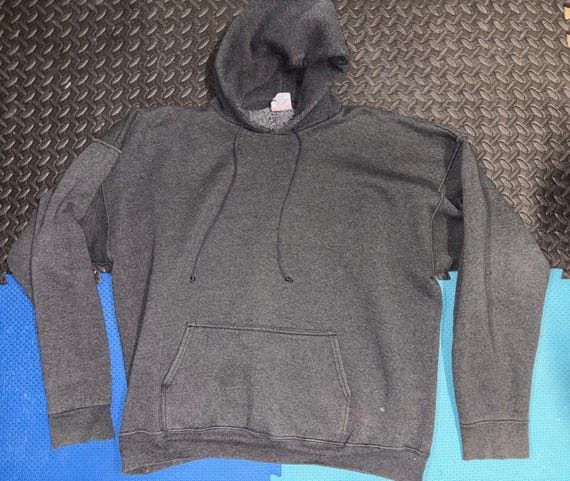 Vintage 90s Alien workshop basic gray hoodie XXL … - image 1